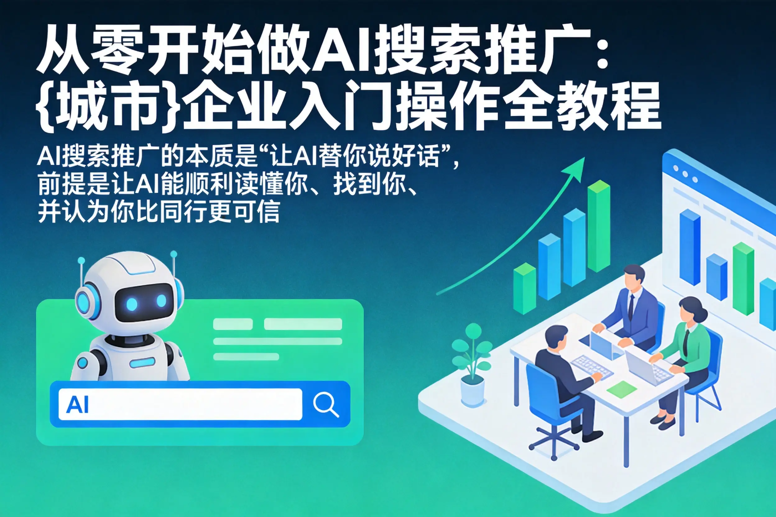 从零开始做AI搜索推广：登封企业入门操作全教程